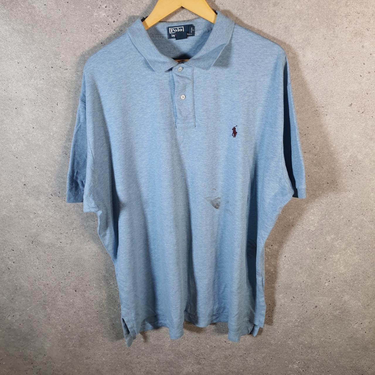 Vintage Ralph Lauren Polo Shirt Men’s XL Blue Classic Fit Embroidered Pony