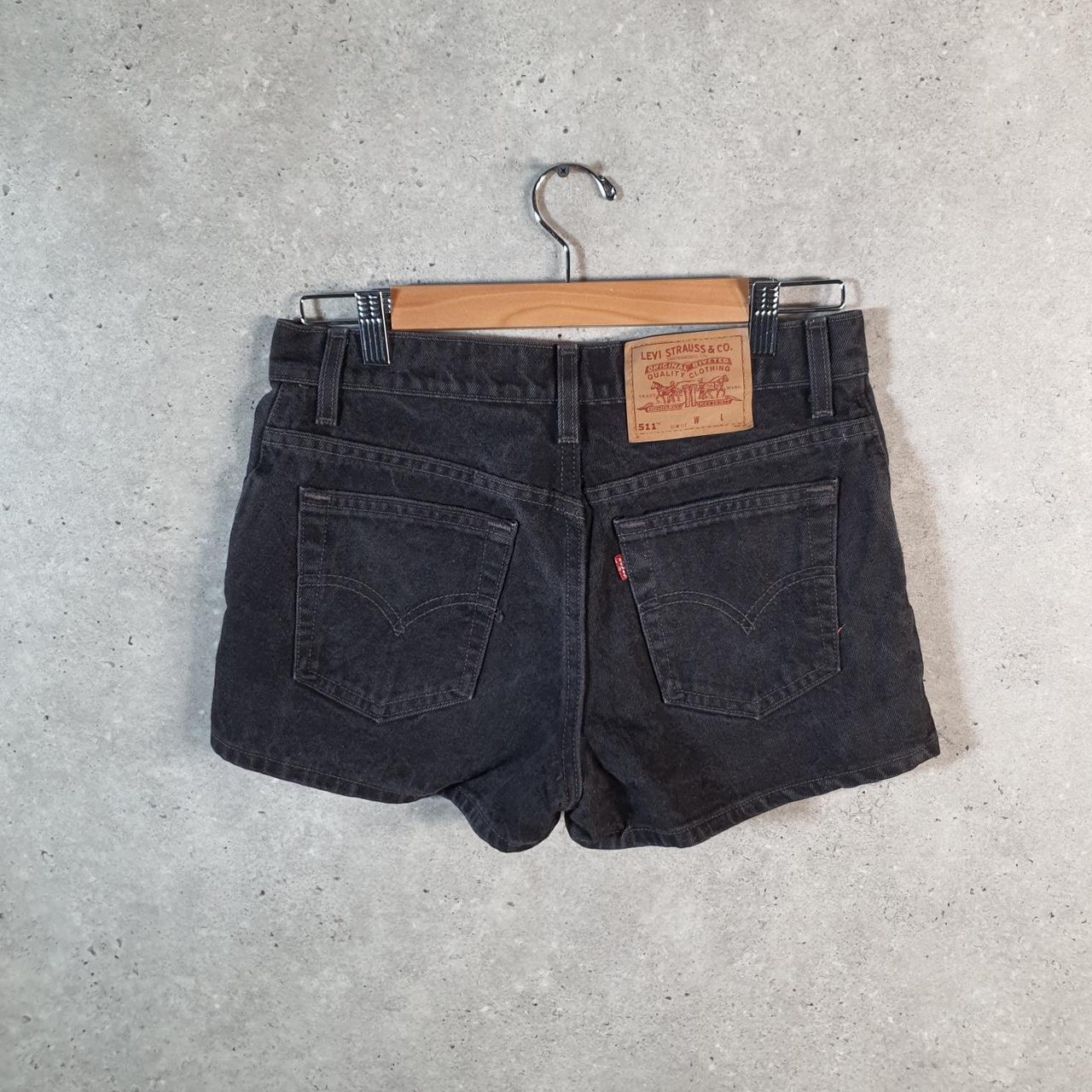 Vintage Levi’s 511 Baggy Shorts Jorts Cargo Womens W30 Grey Relaxed Denim A4218
