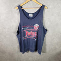 Vintage Champion Minnesota Twins MLB 90s USA Single Stitch Vest Men’s XL Blue