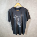 Vintage Siberian Husky Graphic Dog 90s USA Single Stitch T Shirt Men’s Medium Black C9613