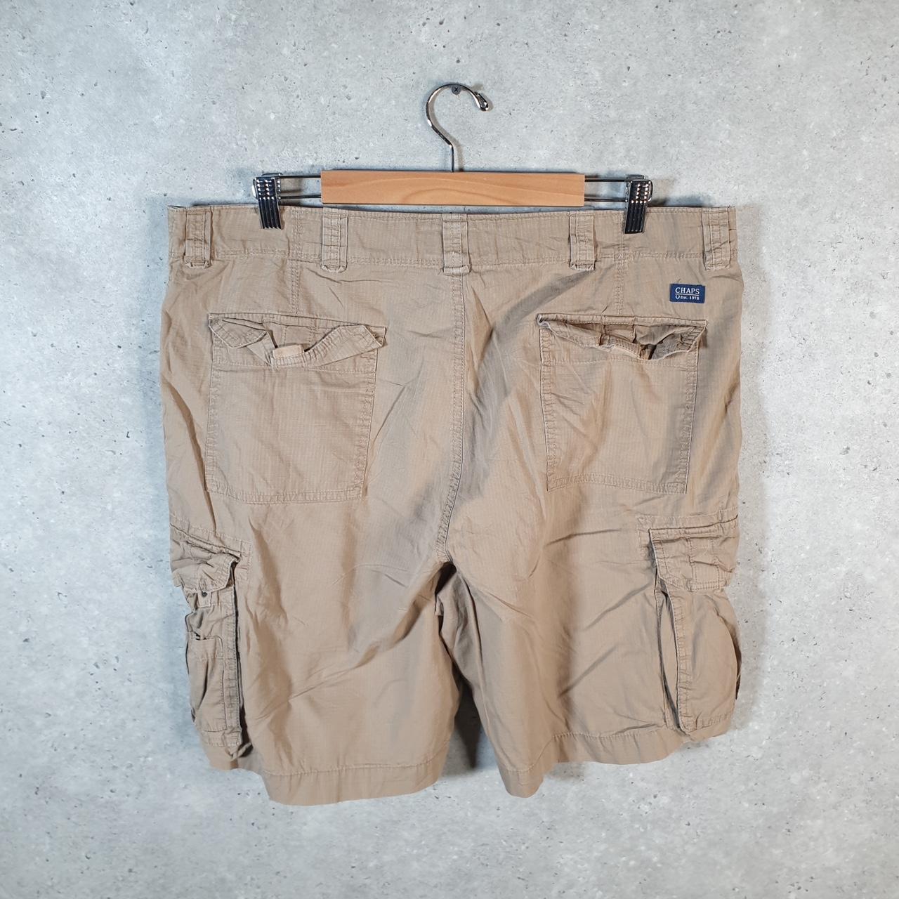 Vintage Chaps Ralph Lauren Polo Shorts Jorts Cargo Men’s W38 Brown Baggy Cotton