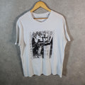 Vintage Guess Spellout Graphic T Shirt Men’s XL White Casual Sports Logo Athletic