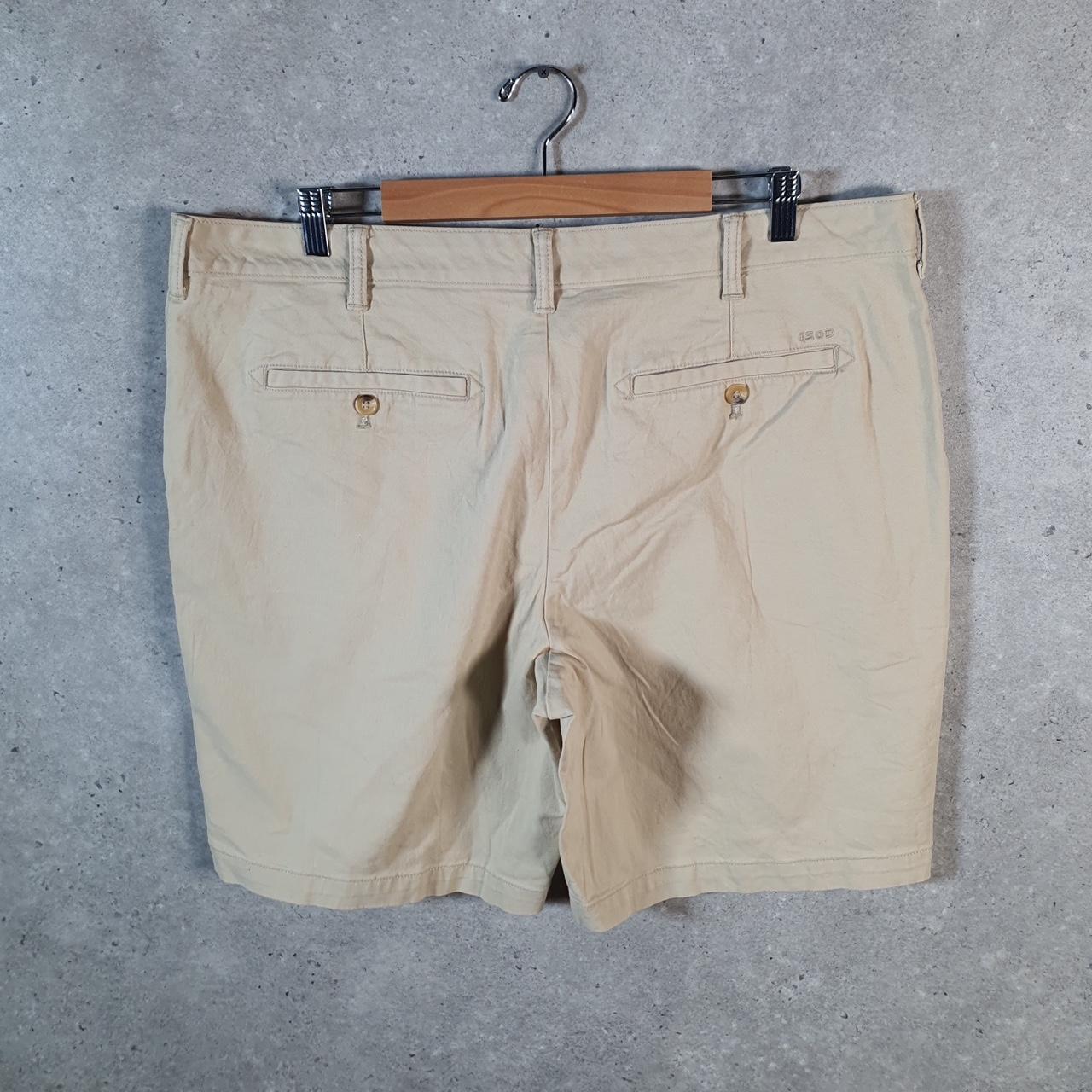 Vintage Izod Golf Chino Shorts Jorts Cargo Men’s W40 Brown Baggy Cotton A4439