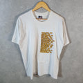 Vintage Fruit of the Loom EC Hornets 90s USA Single Stitch T Shirt Men’s Large White