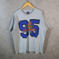 Vintage Tennessee River Stumpbowl 1995 CNA USA Single Stitch T Shirt Men’s XL Striped