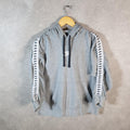 Vintage Nike Club Hoodie Womens Large Grey Centre Swoosh Y2K Pullover Logo