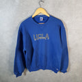 Vintage Russell Athletic UCLA Bruins USA Sweatshirt Men’s Medium Blue Pullover Baggy Crewneck