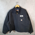 Vintage Carhartt Detroit Jacket Men’s 2XL Black J001 BLK Workwear Canvas USA Big Fish Vintage