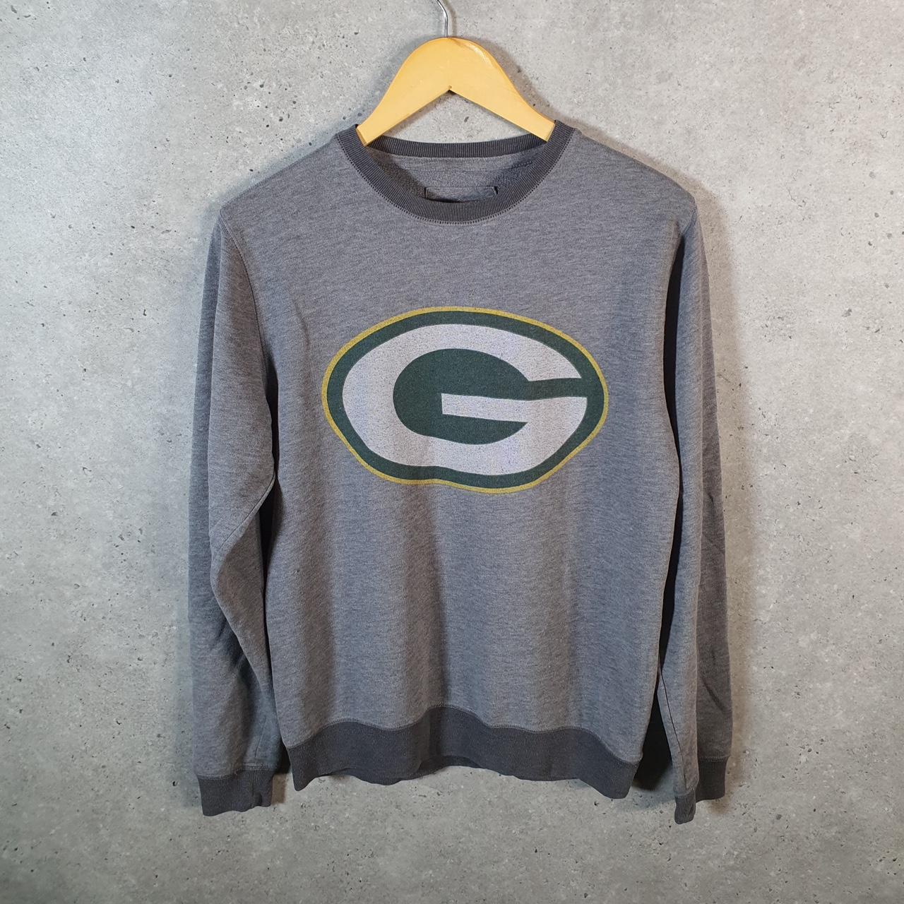 Vintage NFL Green Bay Packers Sweatshirt Men’s Small Grey Pullover Pro Sport USA