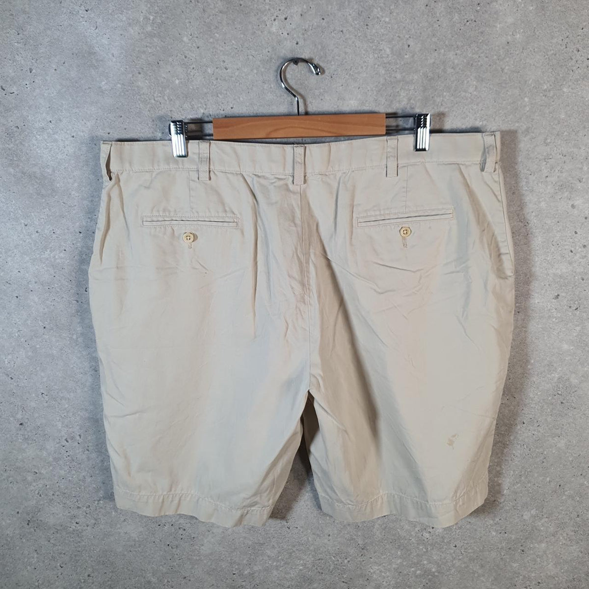 Vintage Ralph Lauren Polo Shorts Jorts Chino Cargo Men’s W42 Brown Baggy Cotton