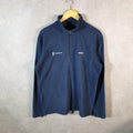 Vintage Patagonia Better Sweater 1/4 Zip Pullover Sweatshirt Mens Large Navy Blue