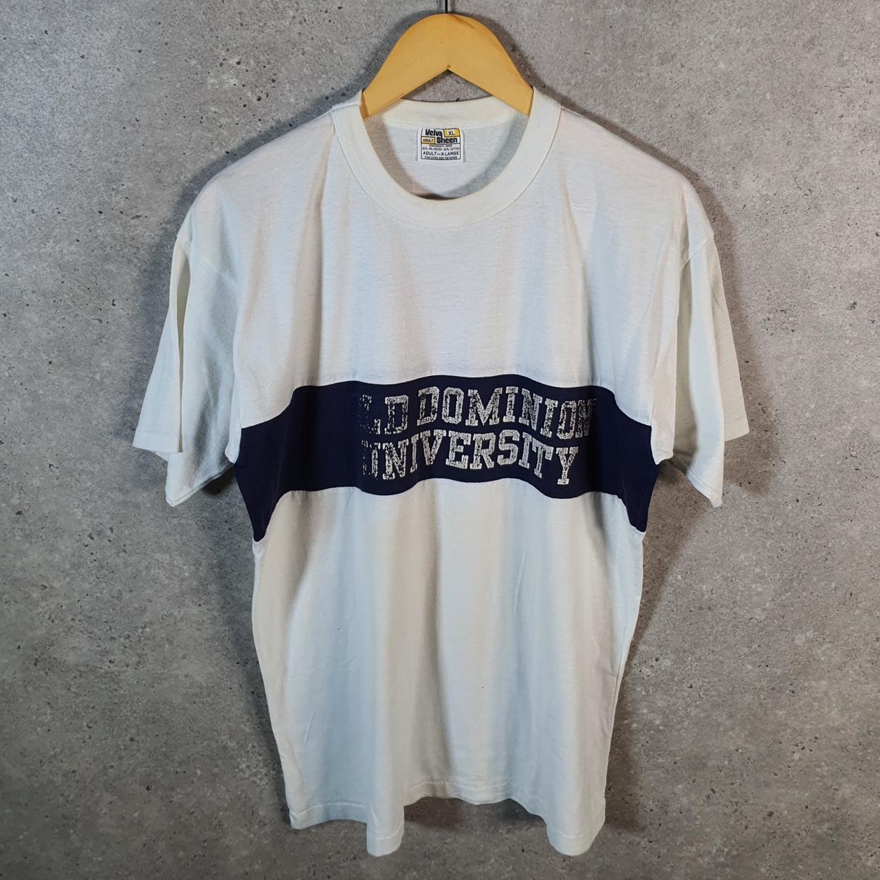 Vintage Velva Sheen Old Dominion University Graphic USA Single Stitch T Shirt Men’s XL White