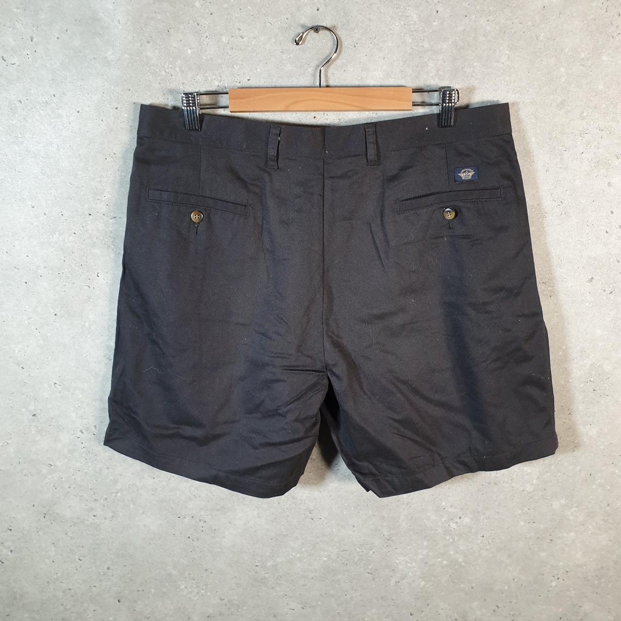 Vintage Dockers Chino Shorts Jorts Cargo Men’s W38 Black Baggy Cotton