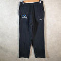 Vintage Nike Sweatpant Joggers Mens Small Black Swoosh Sports Tracksuit Big Fish Vintage