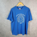 Vintage Hanes Saxon Reunion 1993 USA Single Stitch T Shirt Men’s XL Blue C8739