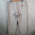 Vintage Carhartt Carpenter Trousers Mens W40 L32 Brown Dungaree Fit Workwear USA