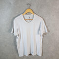 Vintage U.S. polo Assn. T Shirt Men’s Large White Casual Logo Embroidered Logo Y2K