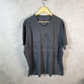 Vintage Adidas Amplifier T Shirt Men’s 2XL Grey Three Stripes Logo Athletic