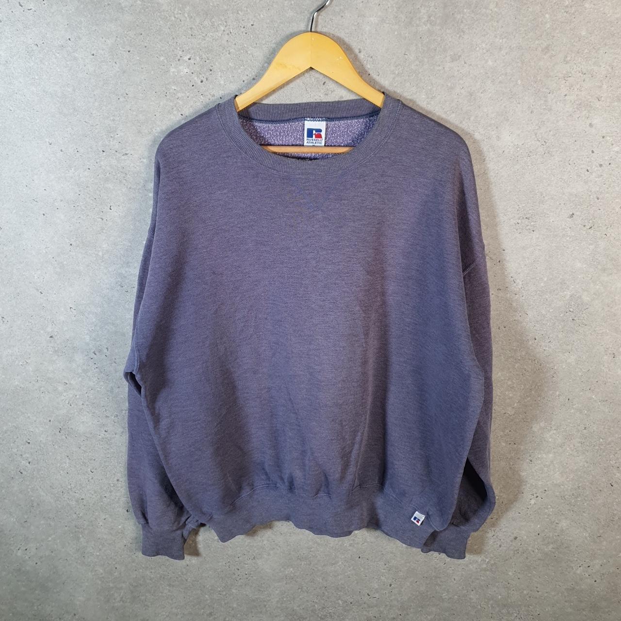 Vintage Russell Athletic Made in USA Sweatshirt Men’s XL Lilac Baggy Blank