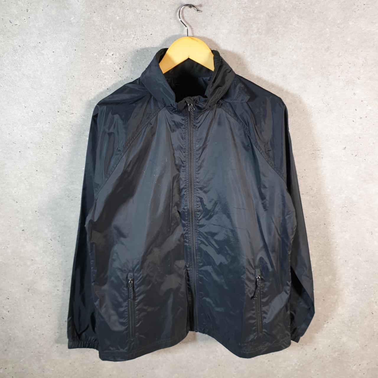 Vintage L.L. Bean Primaloft Nylon Jacket Mens Large Black Waterproof