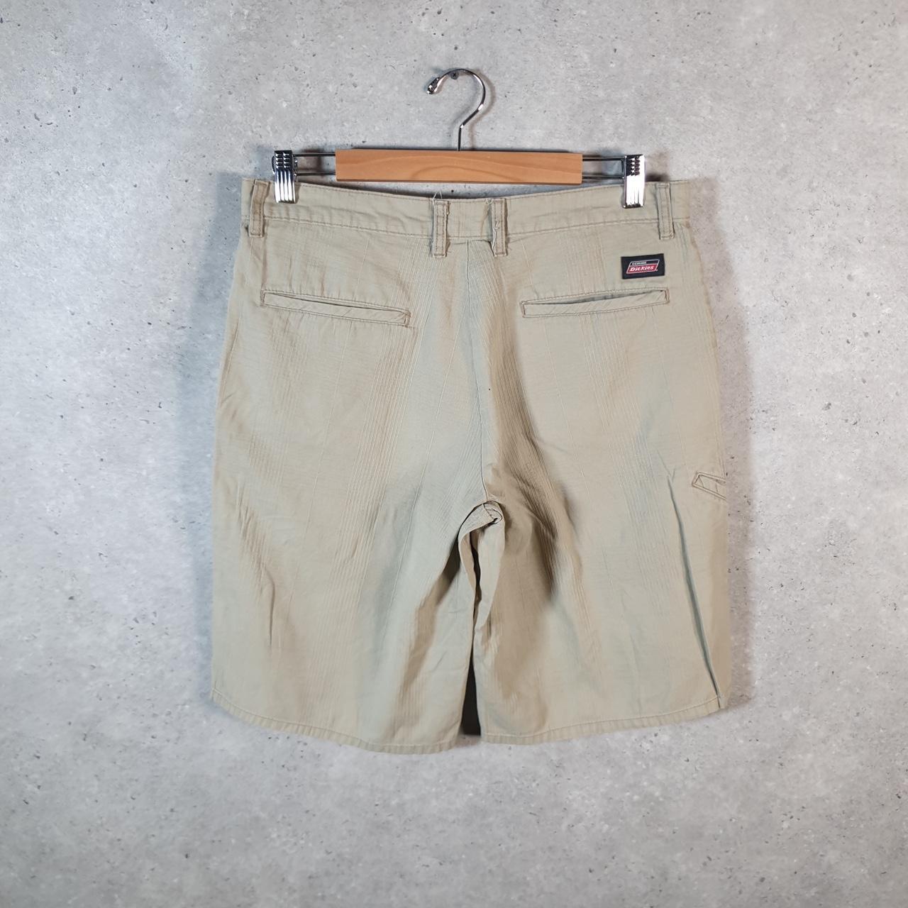 Vintage Dickies Baggy Chino Shorts Jorts Cargo Mens W32 Brown Loose Fit
