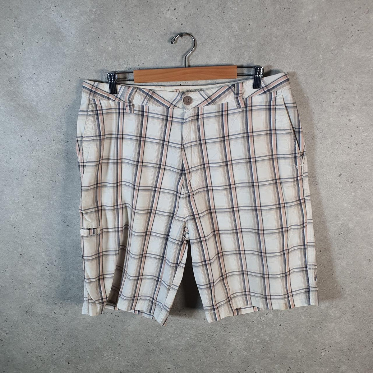 Vintage Dockers Chino Shorts Jorts Cargo Men’s W36 Checkered Baggy Cotton