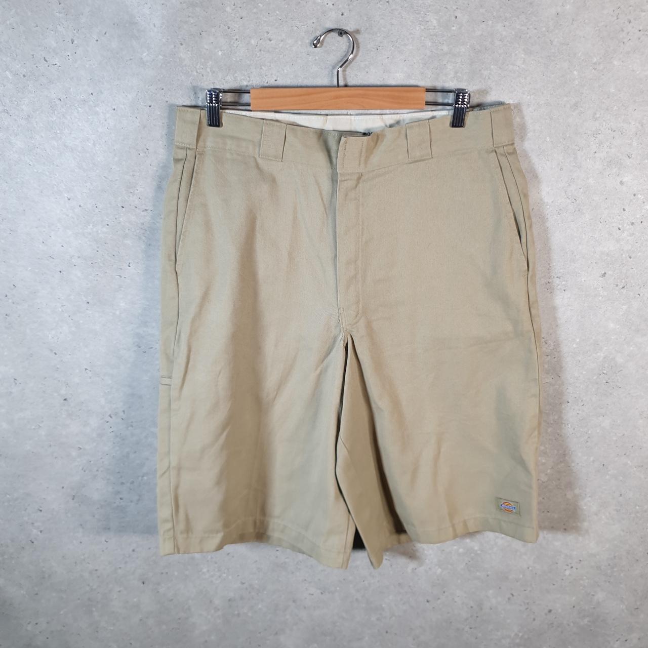 Vintage Dickies Baggy Chino Shorts Jorts Cargo Mens W36 Brown Loose Fit