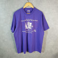 Vintage Hanes Texas 5k Run Olympics 1992 USA Single Stitch T Shirt Men’s XL Purple C8746