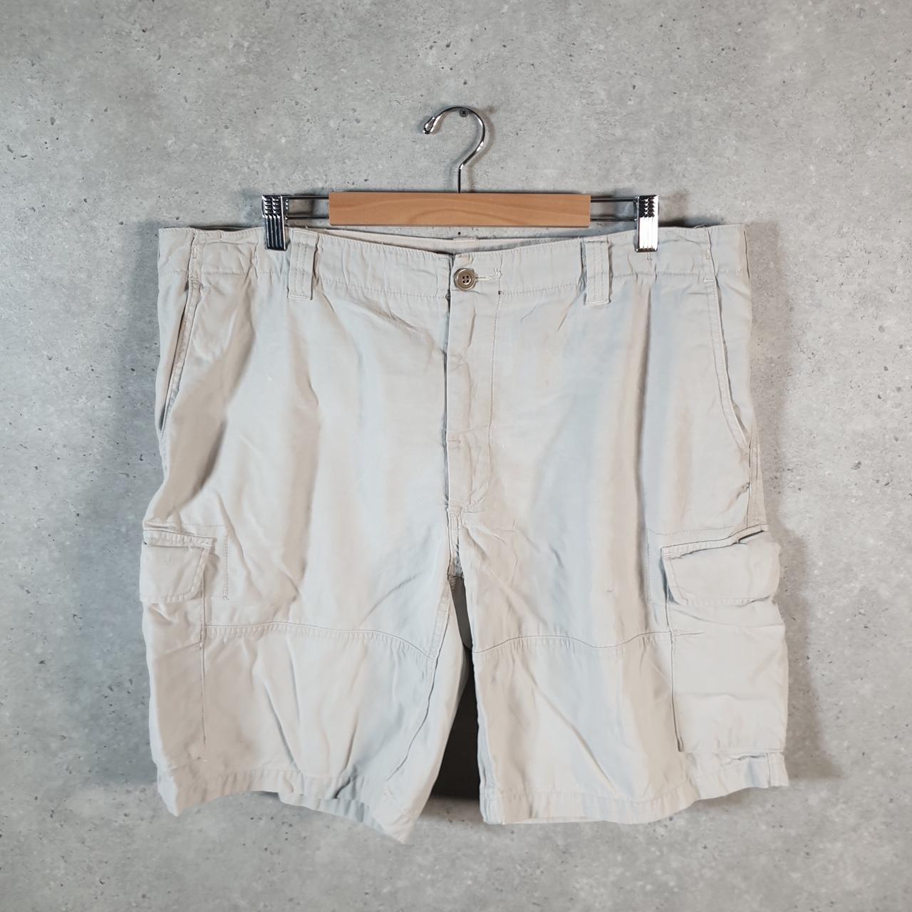 Vintage Ralph Lauren Polo Shorts Jorts Chino Cargo Men’s W40 Brown Baggy Cotton A4367