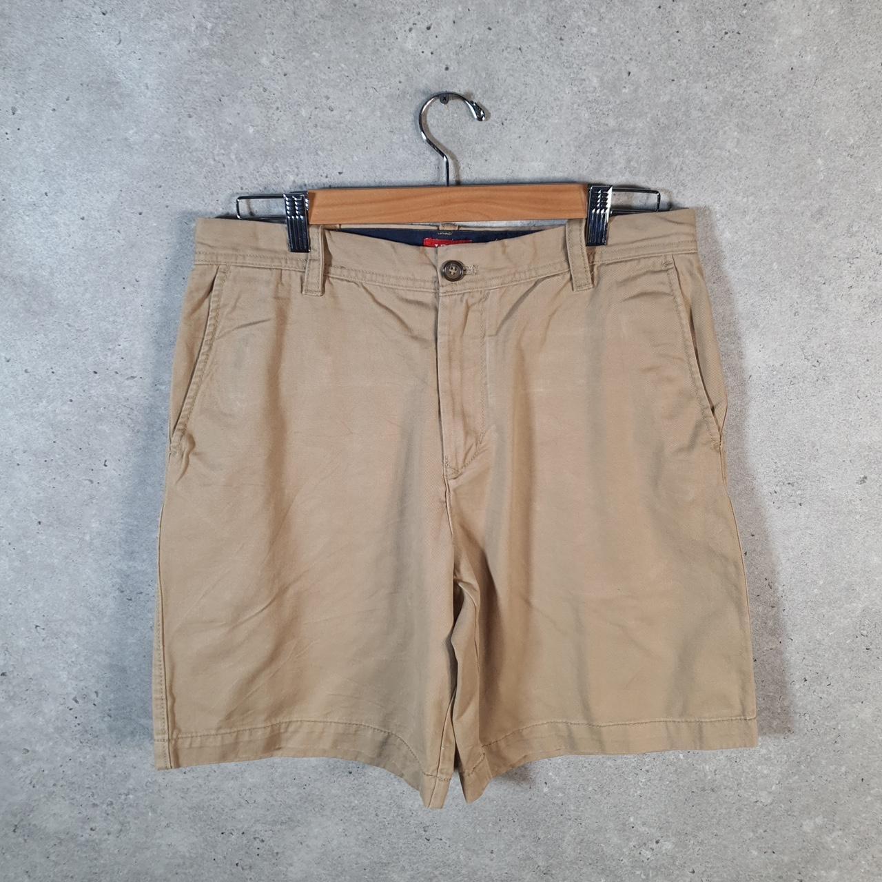 Vintage Izod Golf Chino Shorts Jorts Cargo Men’s W32 Brown Baggy Cotton