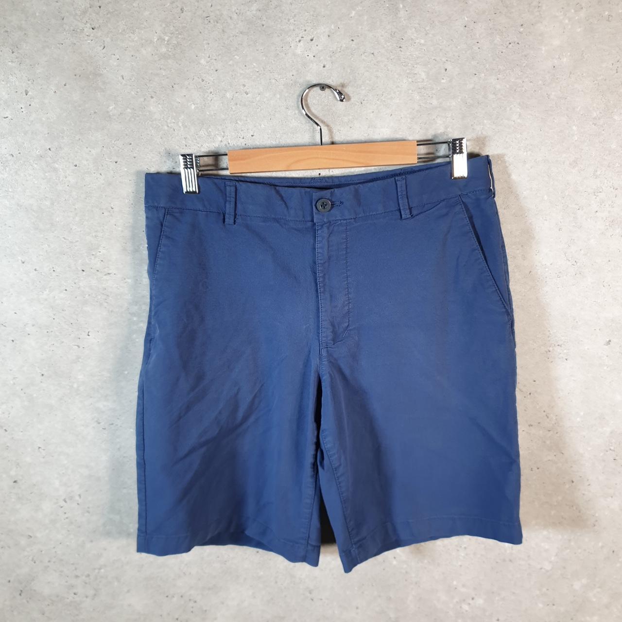Vintage Izod Golf Chino Shorts Jorts Cargo Men’s W32 Blue Baggy Cotton