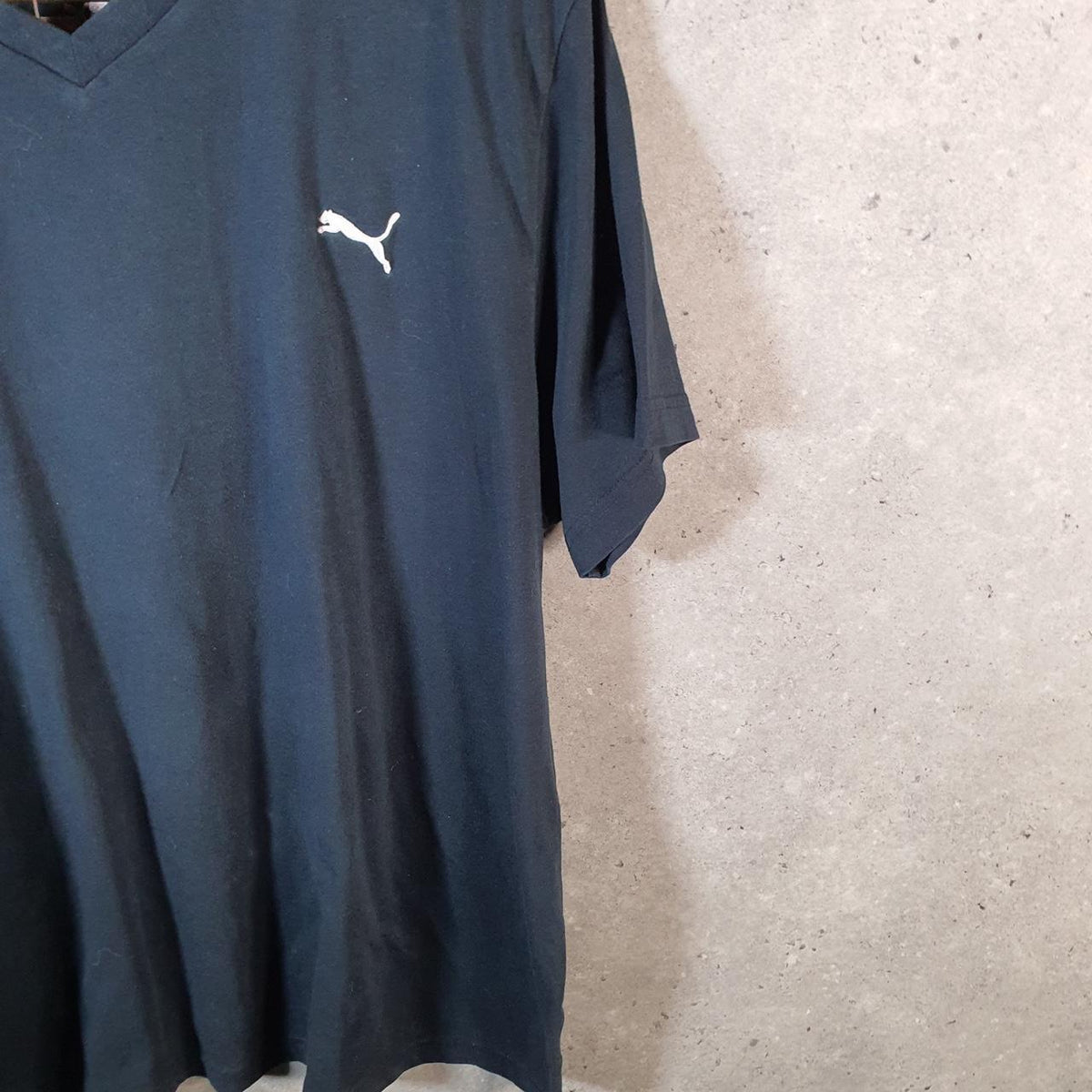 Vintage Puma Spellout T Shirt Men’s XL Black