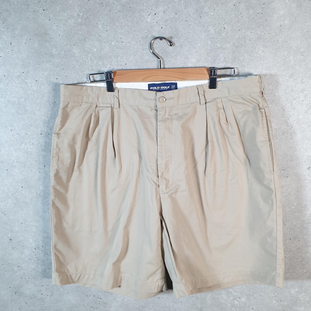 Vintage Ralph Lauren Polo Shorts Jorts Chino Cargo Men’s W40 Brown Baggy Cotton