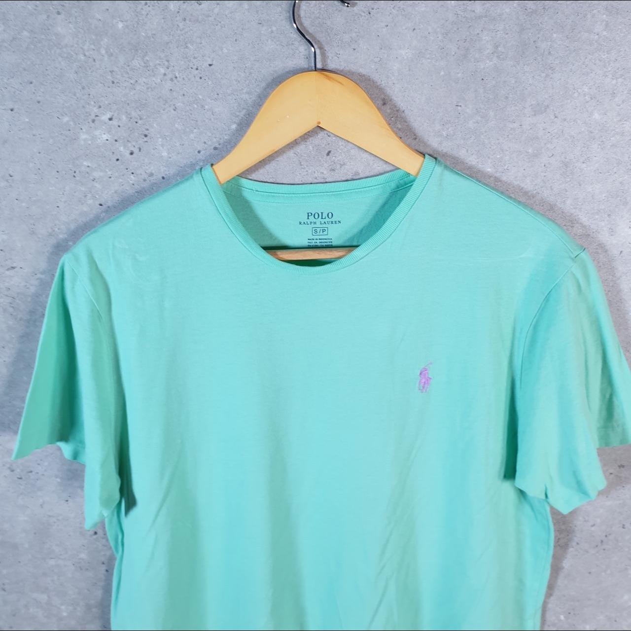 Vintage Ralph Lauren Polo T Shirt Men’s Small Blue Embroidered Classic Fit Pony C8608