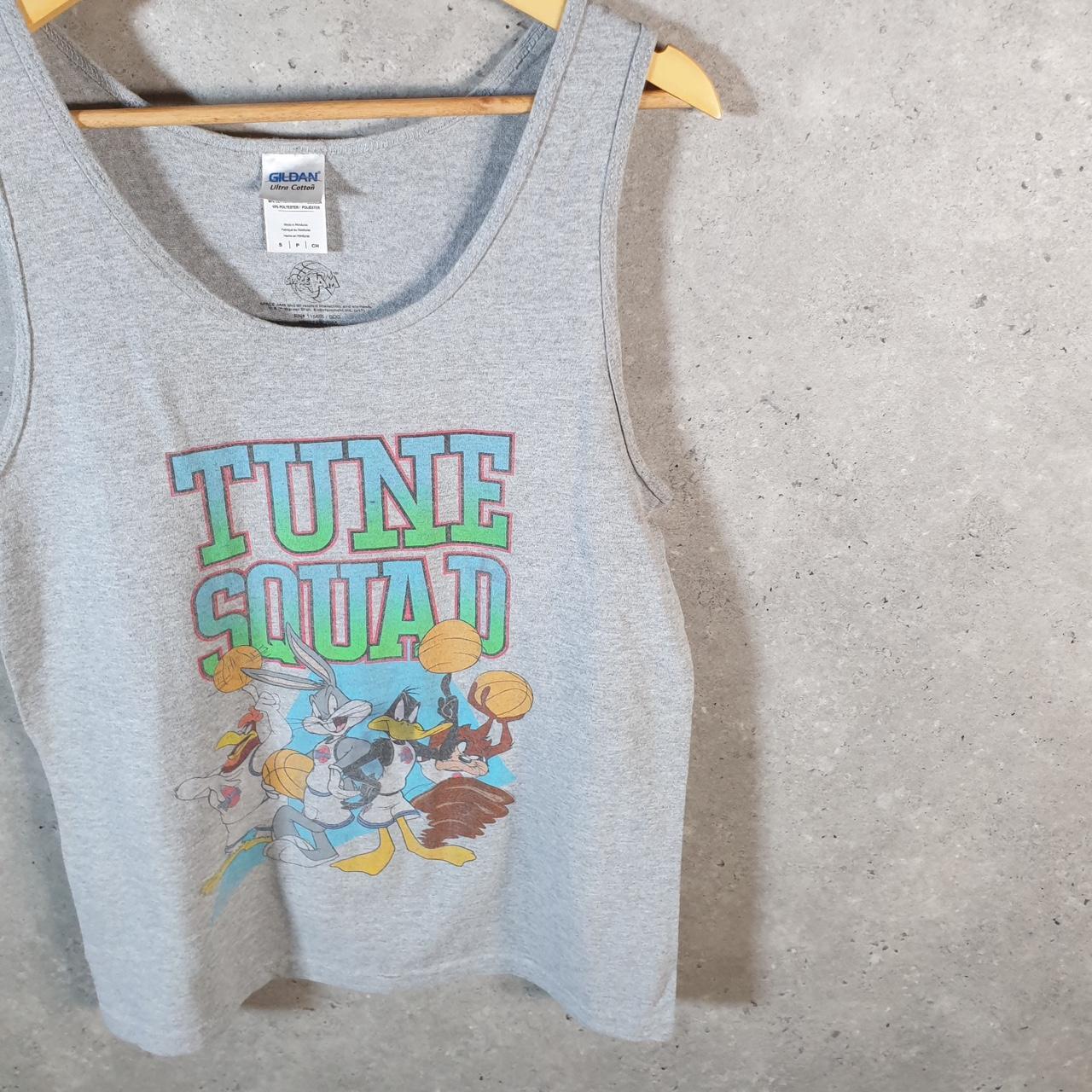 Vintage Looney Tunes Squad 90s Vest Men’s Small Grey Graphic Cartoon