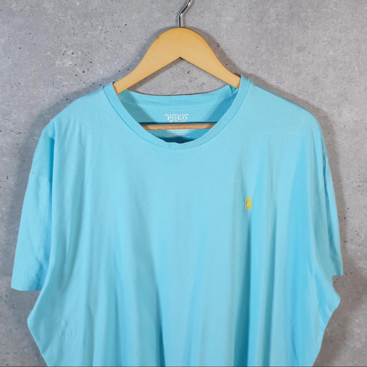 Vintage Ralph Lauren Polo T Shirt Men’s XL Blue Embroidered Classic Fit Pony C9047