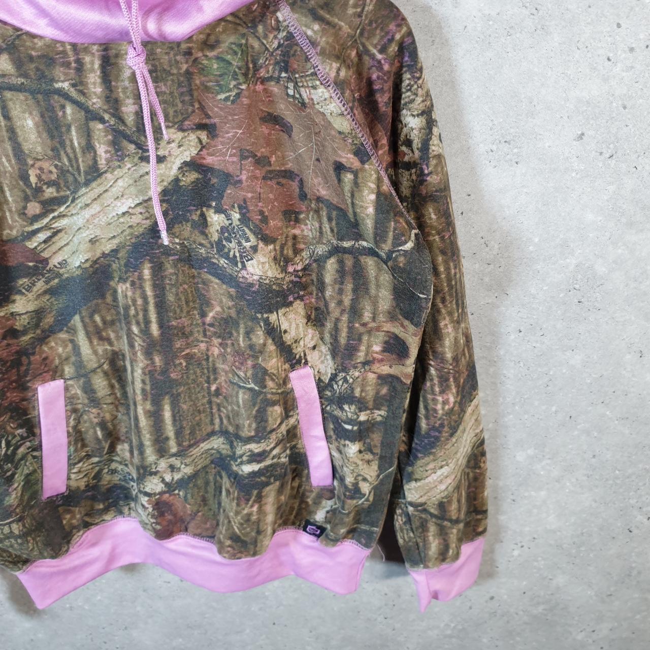 Vintage Yukon Gear RealTree Camouflage Hoodie Womens Medium Brown Huntings
