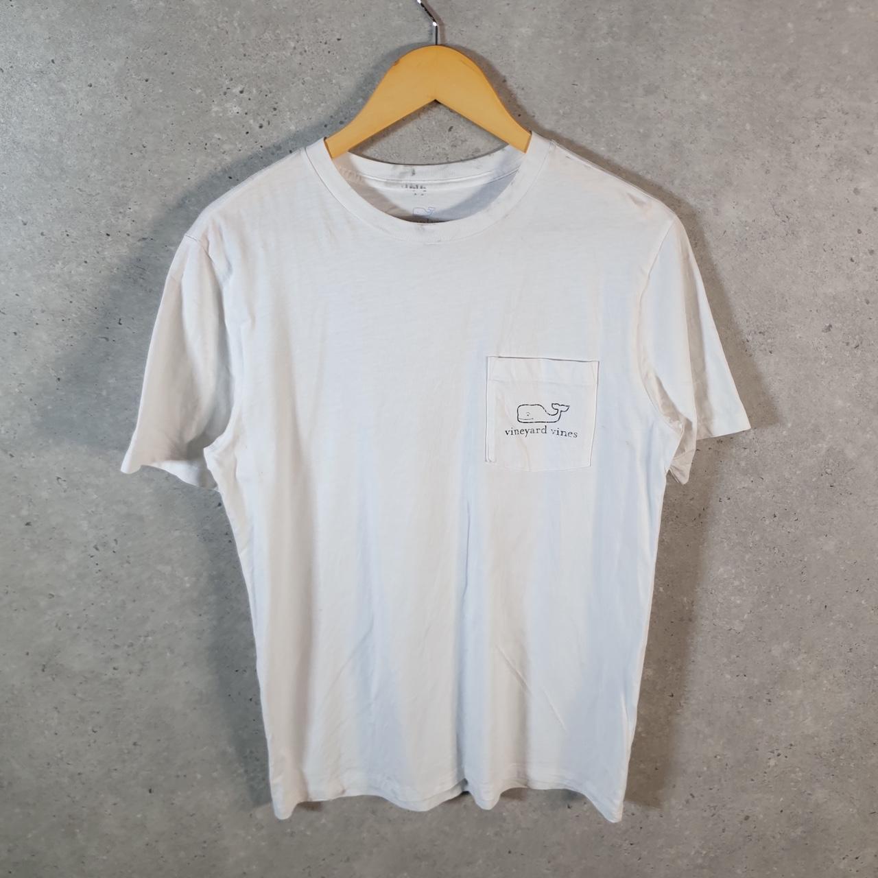 Vintage Vineyard Vines Whale T Shirt Men’s XS White Casual Logo Surfing Y2K