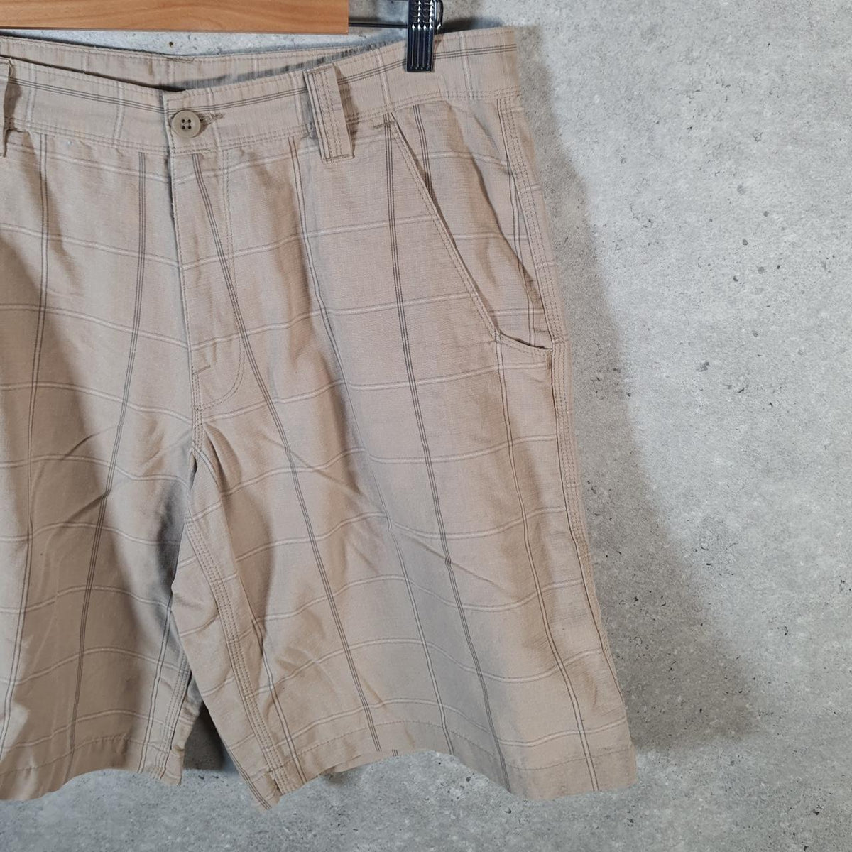 Vintage The North Face TNF Shorts Jorts Chino Cargo Men’s W36 Brown Baggy Cotton