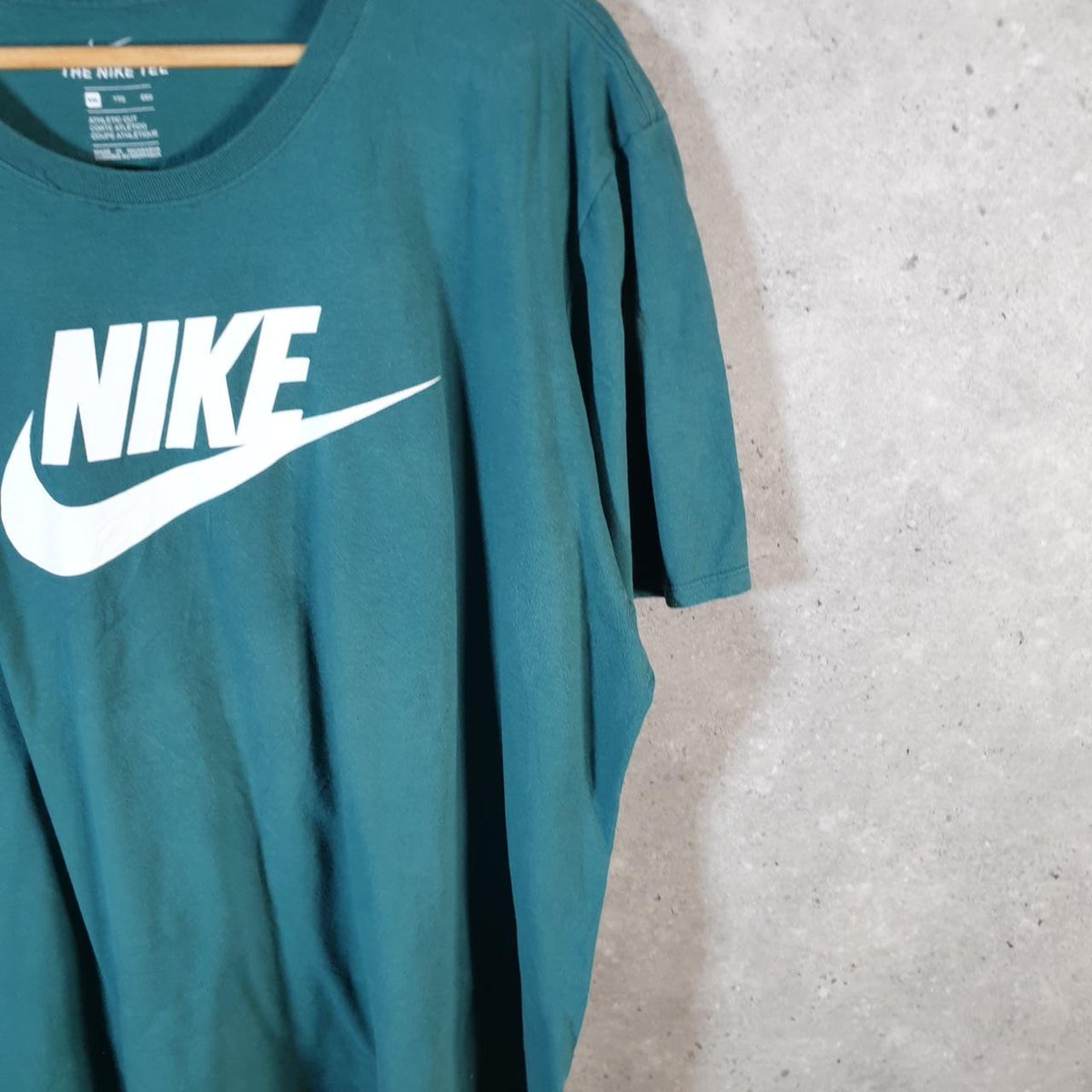 Vintage Nike Club Spellout T Shirt Men’s 2XL Blue Logo Swoosh Athletic