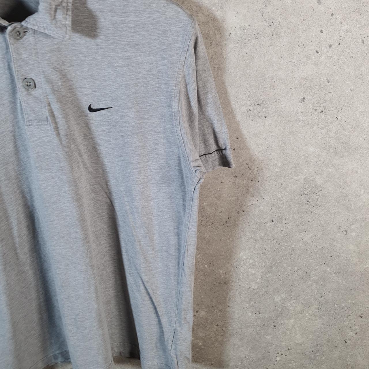 Vintage Nike 90s USA Golf Polo Shirt Men’s Medium Grey Embroidered Logo