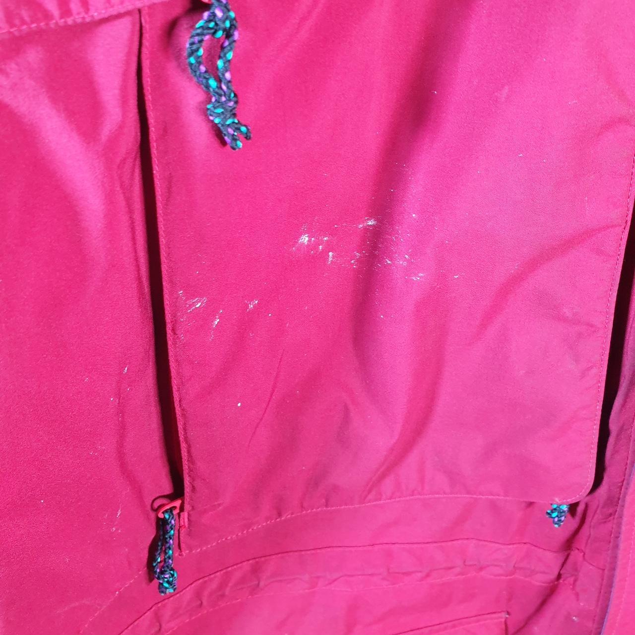 Vintage L.L. Bean Outdoors Nylon Jacket Mens XL Pink Full Zip Waterproof