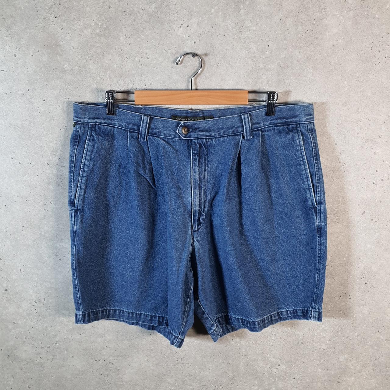 Vintage Dockers Baggy Shorts Jorts Cargo Men’s W40 Blue Relaxed Denim A4566