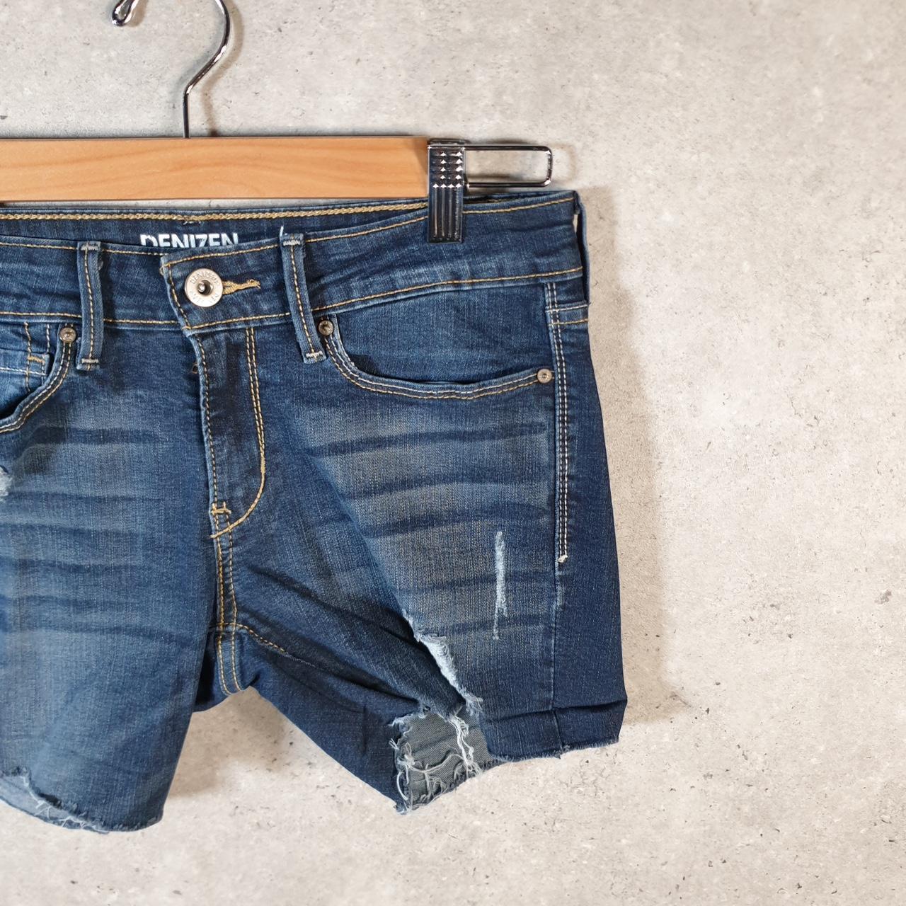 Vintage Levi’s Cut Off Baggy Shorts Jorts Cargo Womens W27 Blue Relaxed Denim