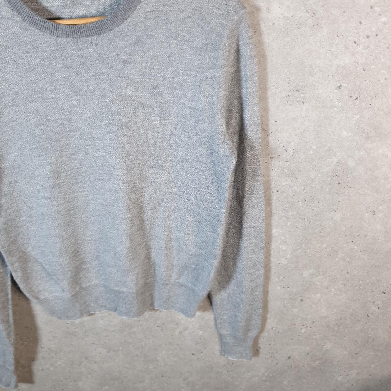 Vintage Ralph Lauren Polo Sweatshirt Womens Medium Grey Cotton Pullover