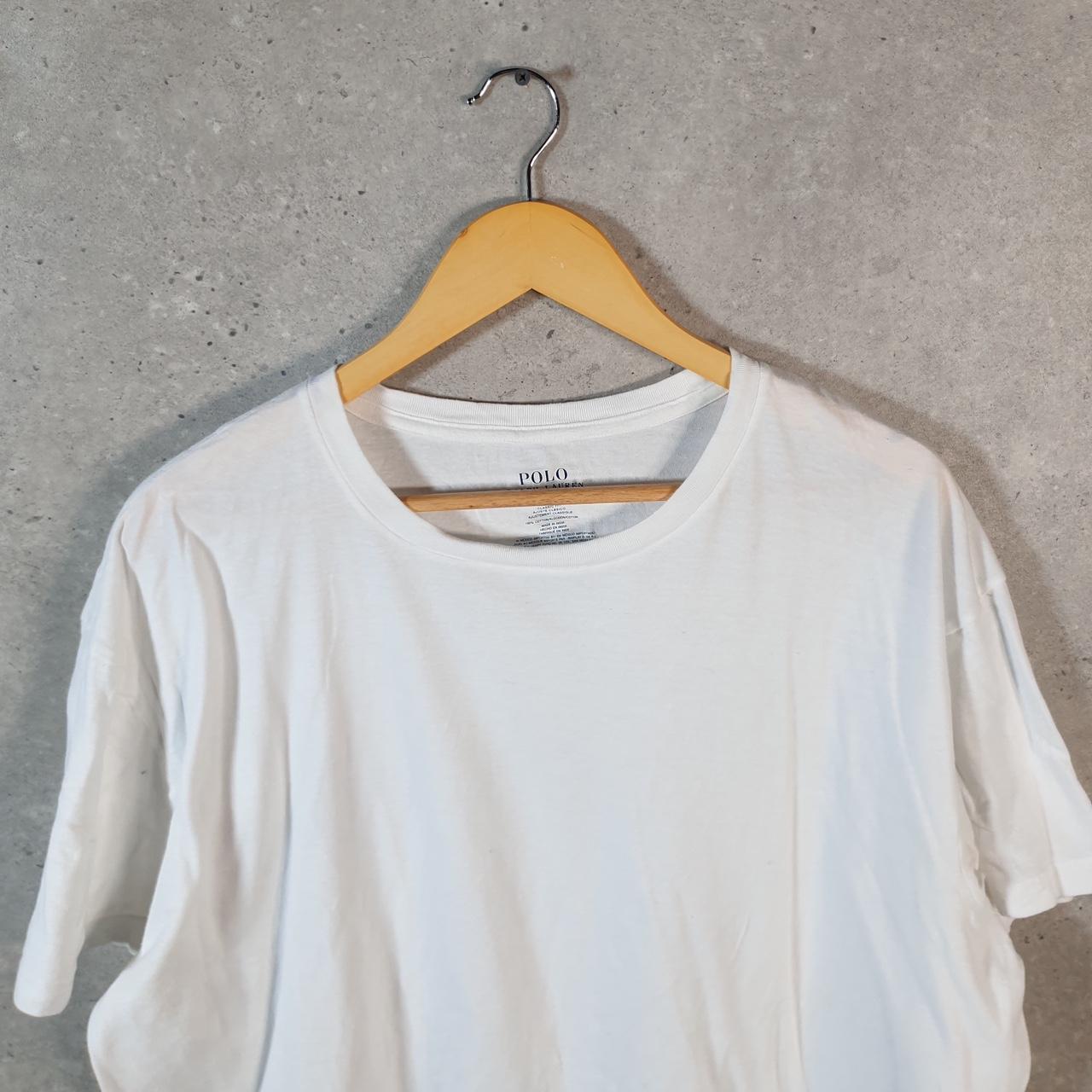 Vintage Ralph Lauren Polo Sport T Shirt Men’s XL White Classic Fit Embroidered Pony C9156