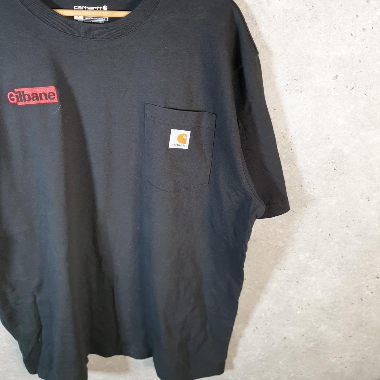 Vintage Carhartt Pocket T Shirt Men’s Large Black Workwear Chore Utility Loose Fit