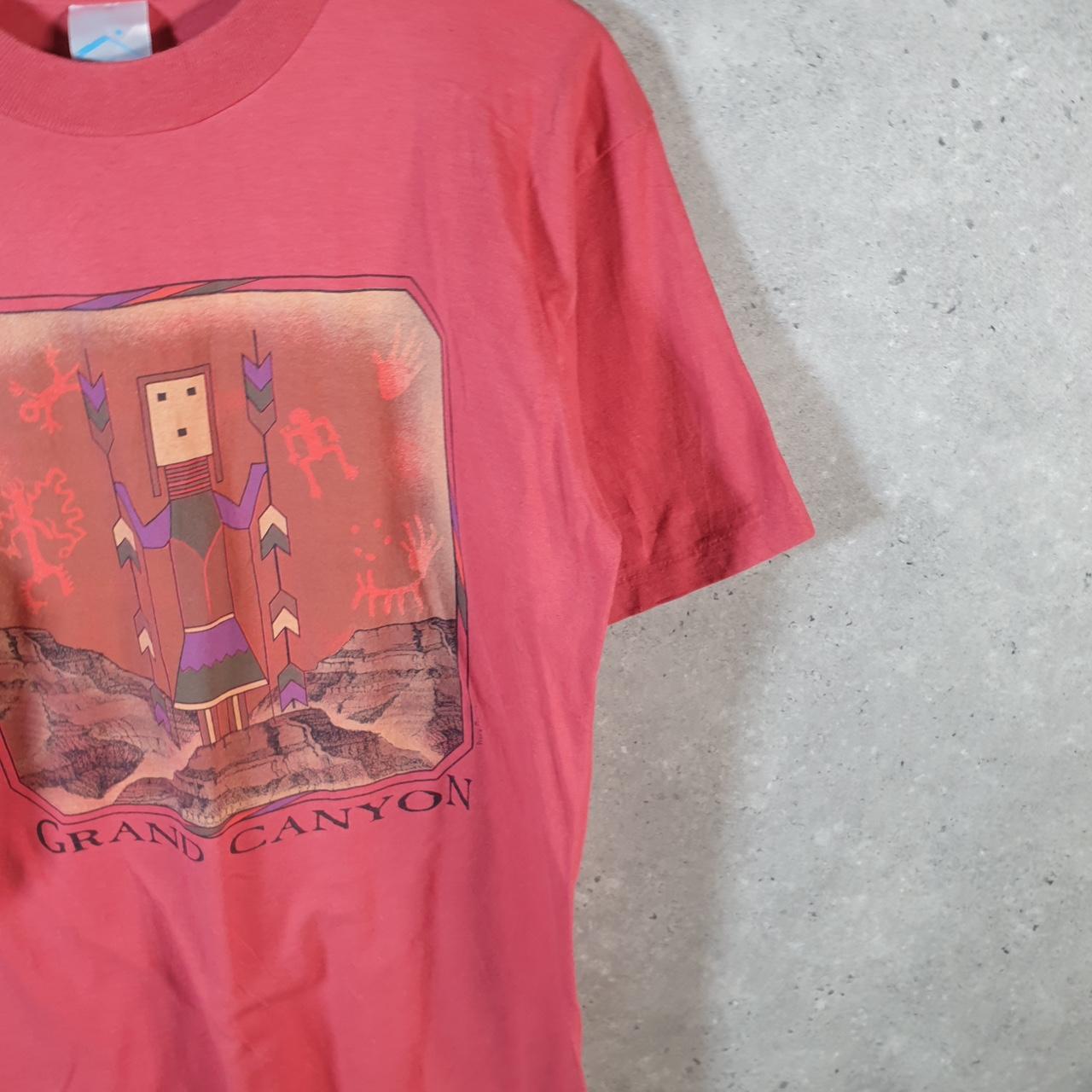 Vintage Prairie Mountain Grand Canyon 90s USA Single Stitch T Shirt Men’s Large Red
