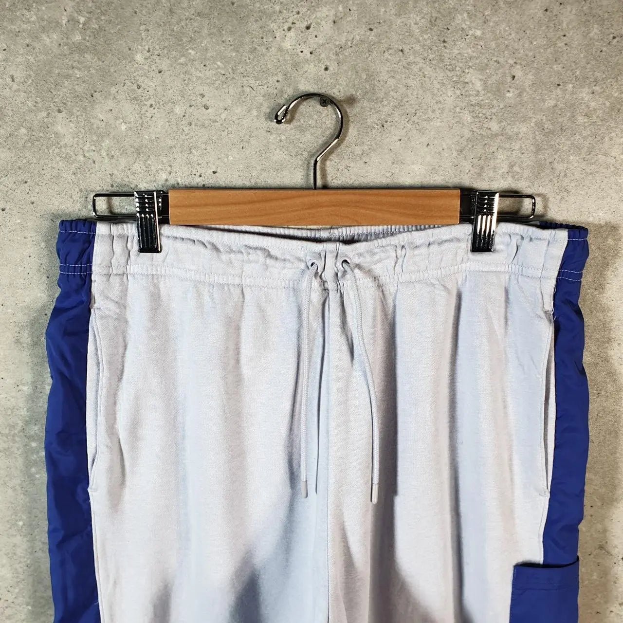 Vintage Nike Club Sweatpant Joggers Mens Large Grey Swoosh Sports Tracksuit - Big Fish Vintage