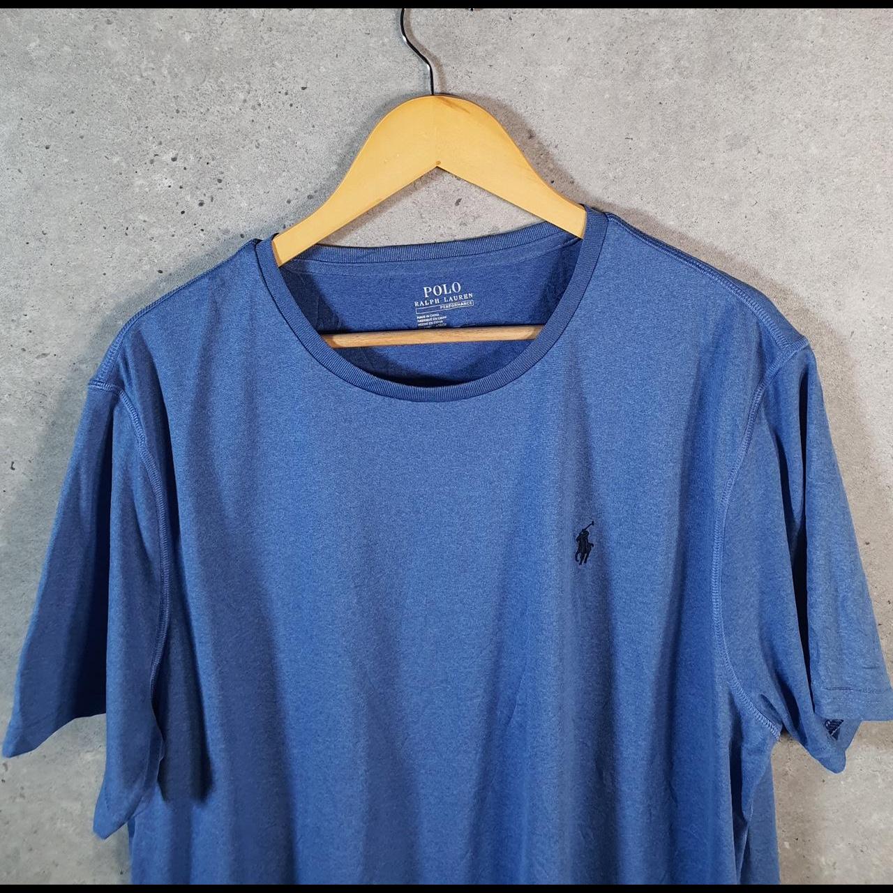 Vintage Ralph Lauren Polo Sport T Shirt Men’s XL Blue Classic Fit Embroidered Pony C8679